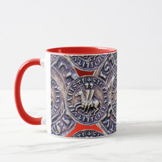 SIEGEL des RITTER TEMPLAR Rotes Tasse (Links)