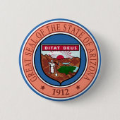 Siegel des Staat Arizona USA Button (Vorderseite)