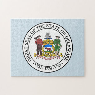 Siegel des Staates Delaware. Puzzle