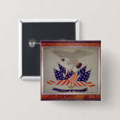 Siegel des USA, c.1840 Button (Vorne & Hinten)