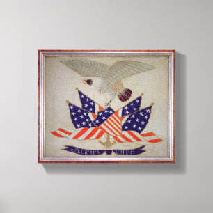 Siegel des USA, c.1840 Leinwanddruck