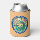 Siegel des Winterparks, Florida Dosenkühler (Kanne Vorderseite)