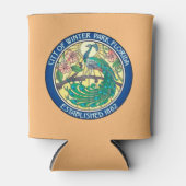 Siegel des Winterparks, Florida Dosenkühler (Vorderseite)