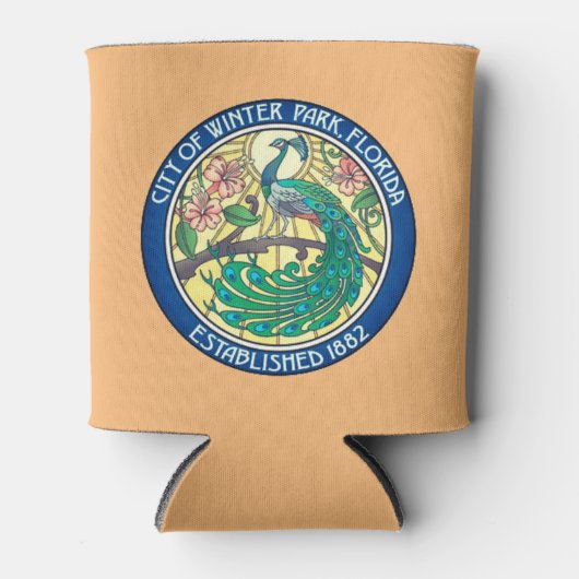 Siegel des Winterparks, Florida Dosenkühler (Vorderseite)