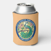 Siegel des Winterparks, Florida Dosenkühler (Kanne Rückseite)