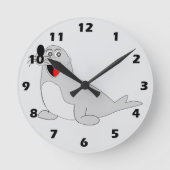 Siegel Design Runde Wanduhr (Vorderseite)