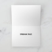 Siegel Dream Big Card Karte (Innenseite)