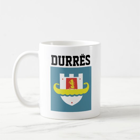 Siegel Durrës, Albanien Kaffeetasse (Links)