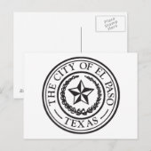 Siegel El Paso Postkarte (Vorne/Hinten)