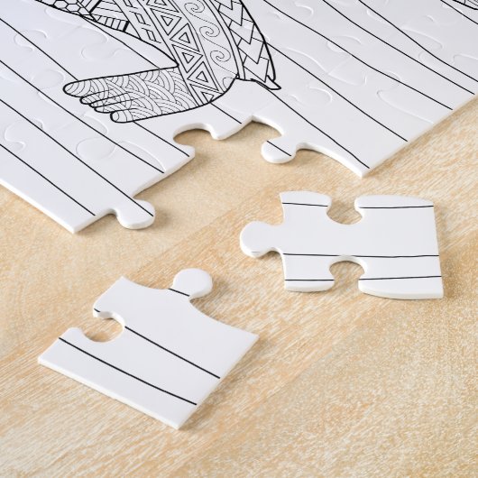 Siegel Erwachsenenfarbpuzzle Puzzle (Seite)