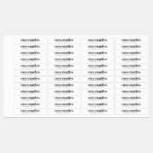 Siegel-Etikett mit dünner Kerze Etiketten (Blatt)