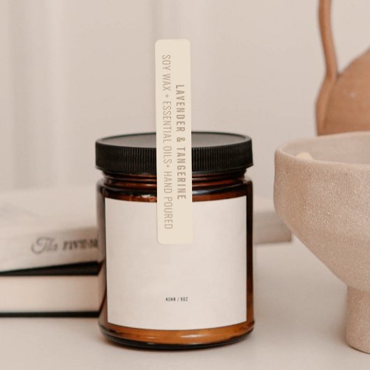 Siegel-Etiketten für neutrale Kerzen Etiketten