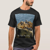 Siegel Felsen-La Jolla T-Shirt (Vorderseite)