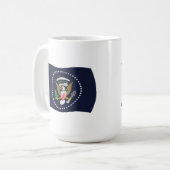 Siegel-Flag-Tasse des Präsidenten Kaffeetasse (Vorderseite Links)