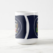 Siegel-Flag-Tasse des Präsidenten Kaffeetasse (Mittel)