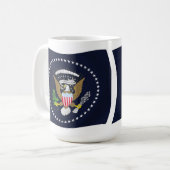 Siegel-Flag-Tasse des Präsidenten Kaffeetasse (Vorderseite Links)
