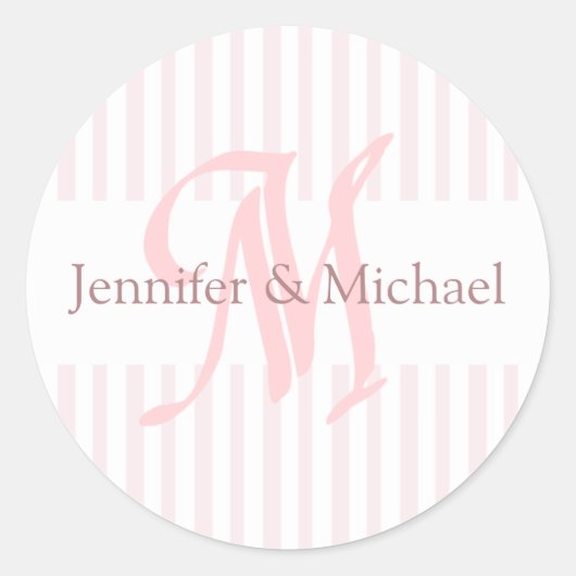 Siegel für Bräunungs- und Brotmonogramm Runder Aufkleber (Vorderseite)