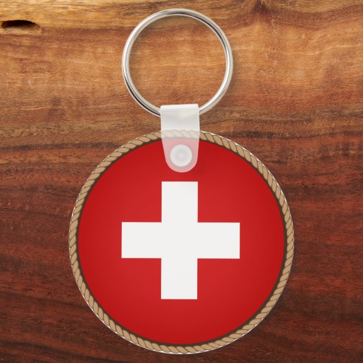Siegel für coole Schweiz Schlüsselanhänger (Vorderseite)