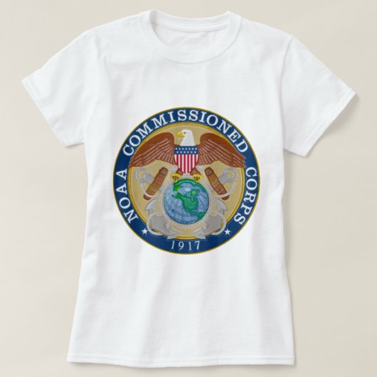 SIEGEL für das von der NOAA beauftragte Korps T-Shirt (Design vorne)