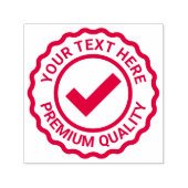 Siegel für die benutzerdefinierte Qualitätsgenehmi Permastempel (Design)