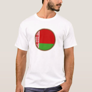 Siegel für die coole Flagge von Belarus T-Shirt