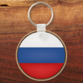 Siegel für die coole Russland-Flagge Schlüsselanhänger (Vorderseite)