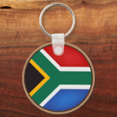 Siegel für die coole Südafrikanische Flagge Schlüsselanhänger (Vorderseite)