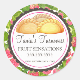 Siegel für die Umsätze in der Bäckerei Runder Aufkleber