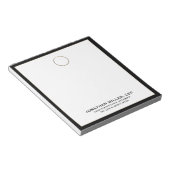 Siegel für einfache Luxus-Gold-Logos Notizblock (angewinkelt)