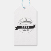 Siegel für kundenspezifische Typografie Geschenkanhänger (Vorderseite)