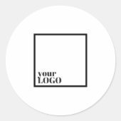 Siegel für Umschlagaufkleber Runder Aufkleber (Vorderseite)