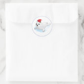 Siegel für Urlaubsaufkleber Runder Aufkleber (Tasche)