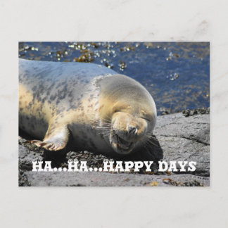 Siegel, Ha...Ha...Happy Days Postkarte