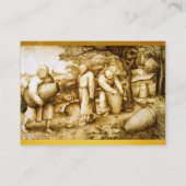 Siegel "HONEY BEX", RINDFLEISCH/Bienenzucht Visitenkarte (Rückseite)