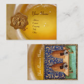 Siegel "HONEY BEX", RINDFLEISCH/Bienenzucht Visitenkarte (Vorne/Hinten)