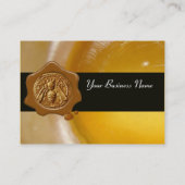 Siegel "HONEY BEX", RINDFLEISCH/Bienenzucht Visitenkarte (Rückseite)