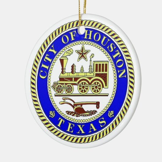 Siegel Houston Keramikornament (Links)