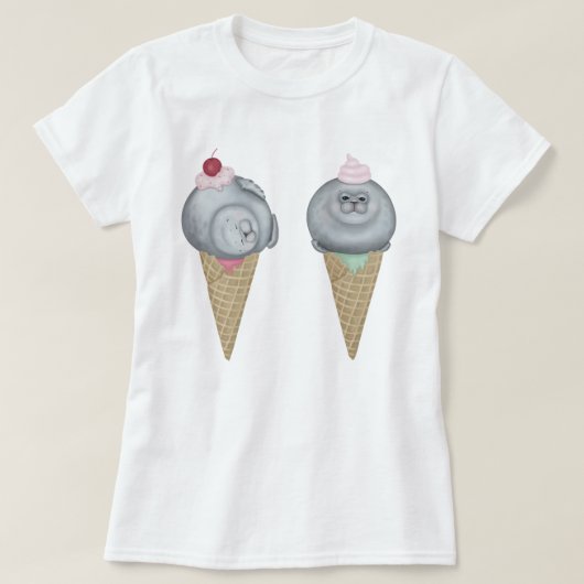 Siegel Ice Creme Cones T-Shirt (Design vorne)