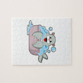 Siegel in der Badewanne Puzzle (Horizontal)