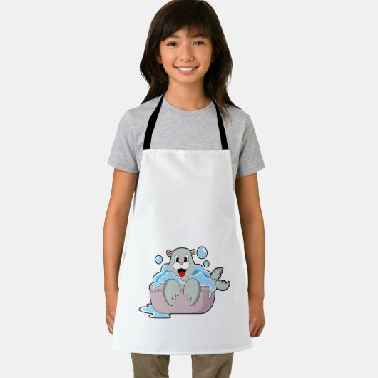 Siegel in der Badewanne Schürze (Insitu)