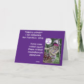 Siegel in der Phantastischen Pose Karte (Rückseite)