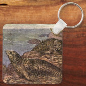 Siegel in Vintagen Häfen, Meerestiere Schlüsselanhänger (Rückseite)