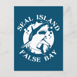 Siegel Island False Bay - Scuba Diving with Haie Postkarte