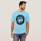 Siegel Island False Bay - Scuba Diving with Haie T-Shirt (Vorne ganz)