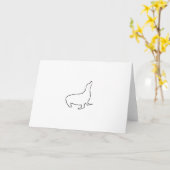Siegel Karte (Gelbe Blume)