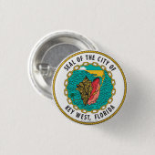 Siegel Key West, Florida Button (Vorne & Hinten)