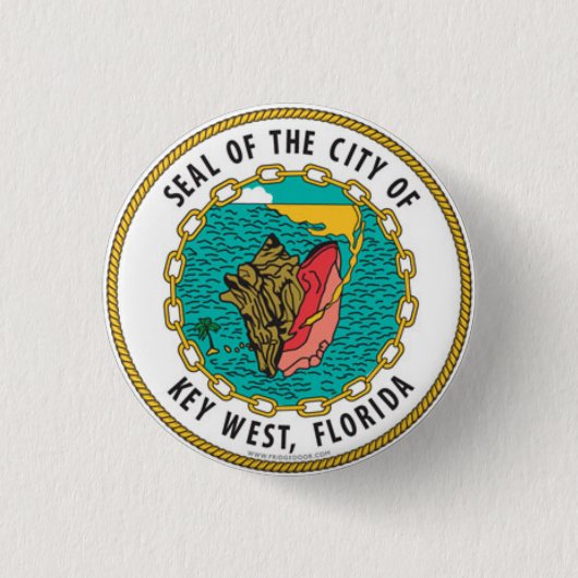 Siegel Key West, Florida Button (Vorderseite)