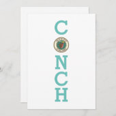 Siegel Key West, Florida Einladung (Vorne/Hinten)