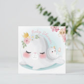 Siegel Kinderdusche Einladung (Stehend Vorderseite)