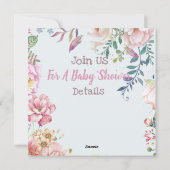 Siegel Kinderdusche Einladung (Rückseite)